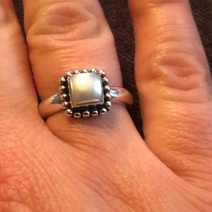 Vintage Silpada pearl ring